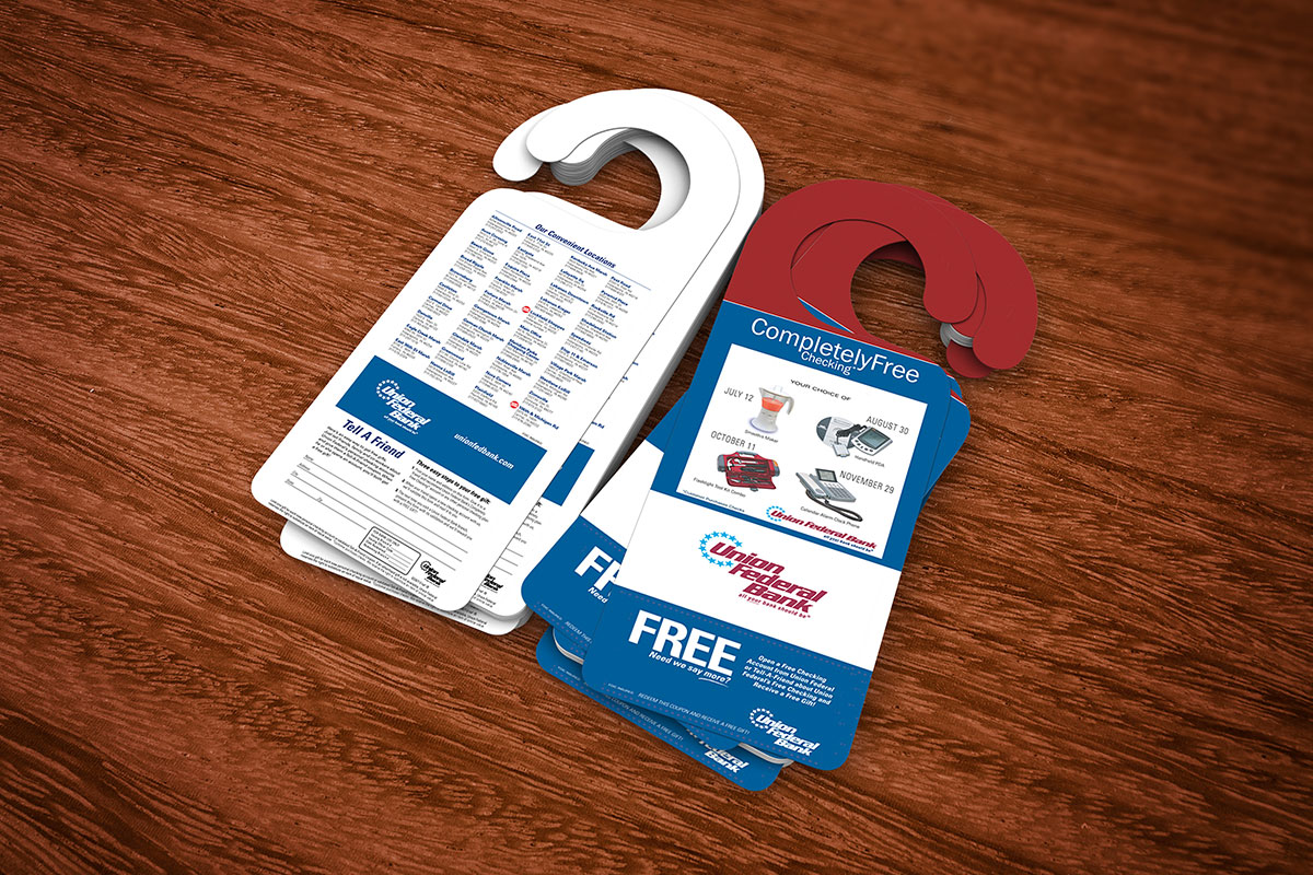 Professional Custom Door Hangers printing services Professional Custom Door Hangers printing services